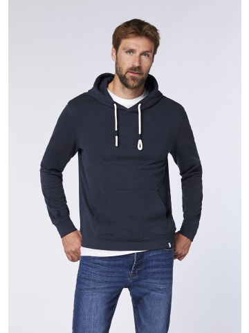 Detto Fatto Hoodie im Basic-Stil in Blau