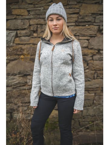 Tom Collins Strickfleecejacke Adisur in mittelgrau