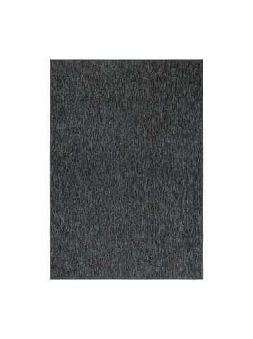 KADIMA DESIGN Teppich Kurzflor Unifarben Polypropylen saugroboter Wohnzimmer in Anthrazit