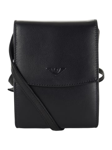 VLD VOi Leather Design Soft Adalie Umhängetasche Leder 10 cm in schwarz