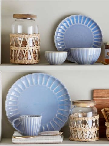 Bloomingville Kuchenteller LATINA Hellblau 20 cm