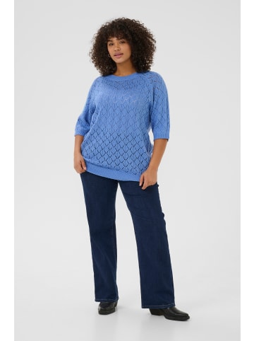 KAFFE curve Strickpullover KCmika in Ebb and Flow