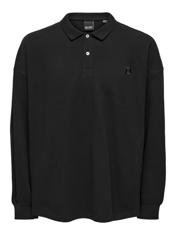 ONLY & SONS Polo in Black 1
