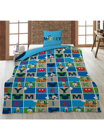Disney Mickey Mouse Mickey Bettwäsche 140x200 cm + Kissenbezug 63x63 cm Kinderbett in Mehrfarbig