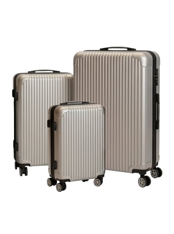 relaxdays 3-tlg. Kofferset n Silber