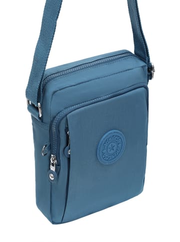 Mindesa Damen Umhängetasche in Denim Blau
