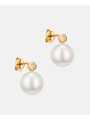 Diamant L'éternel Ohrringe aus 585 Gelbgold mit Diamant