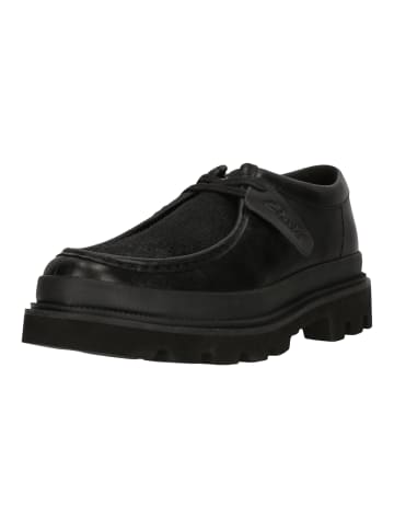 Clarks Schnürschuhe Badell Seam in 1001 Black/Black