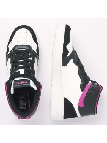 British Knights Sneaker Noors mid in schwarz/weiss/rosa