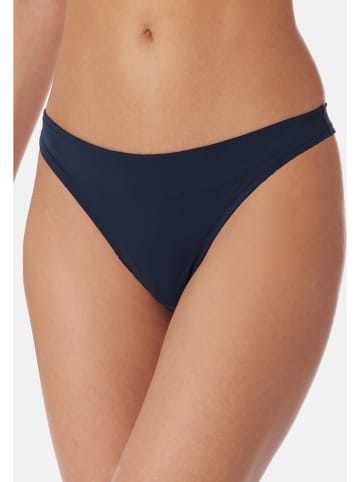 Schiesser String Invisible Lace in Nachtblau