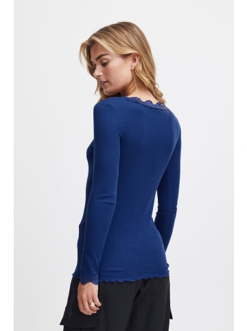 Fransa Langarmshirt in blau