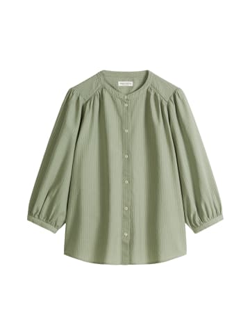 Marc O'Polo Streifen-Bluse A-Shape in Medium Green