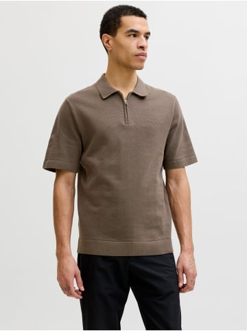 Jack & Jones Gestricktes Polo in Morel