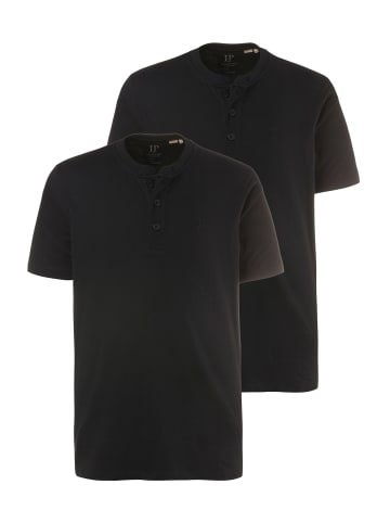 JP1880 Kurzarm T-Shirt in schwarz