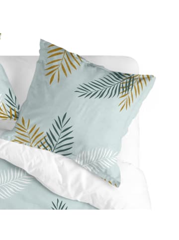 Happy Friday Foliage mint Kissenbezug