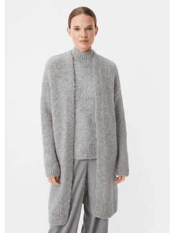 comma Strickjacke langarm in Grau