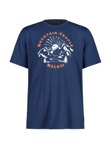 Maloja M UNTERSBERGM. T-SHIRT in Nachtschwarz