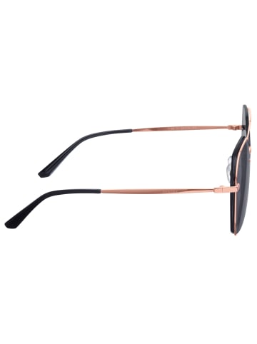 Bertha Polarisierte Sonnenbrille "Renata" in Roségold/Schwarz