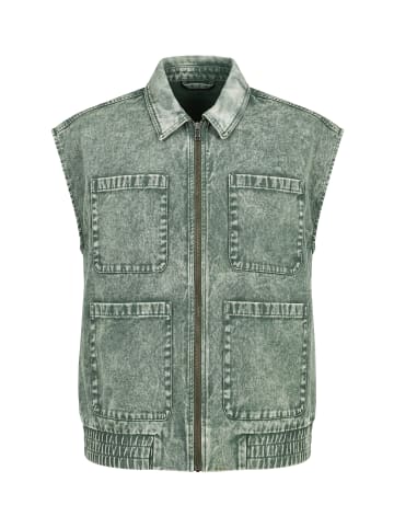 Studio Untold Jeansweste in dunkeloliv