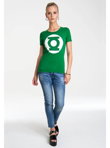 Logoshirt T-Shirt Green Lantern Logo in grün