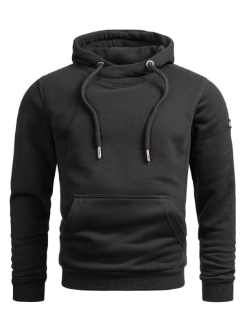 Alessandro Salvarini Hoodie AS-295 in Schwarz