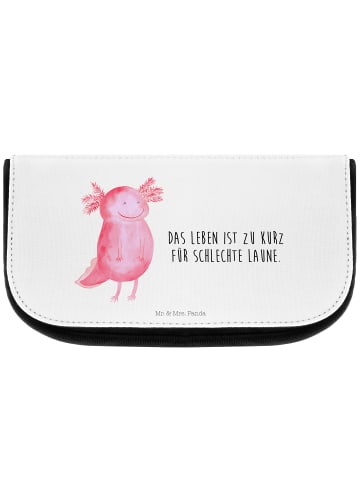 Mr. & Mrs. Panda Kulturbeutel Axolotl Glücklich mit Spruch in Weiß