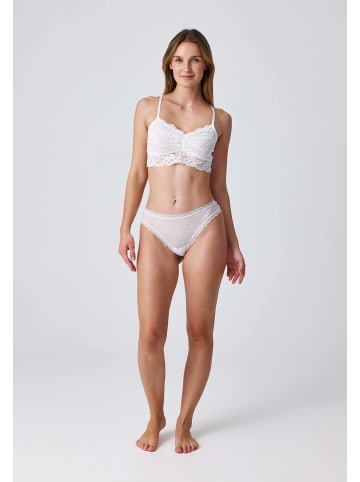 SNOCKS Tangas mit Spitze Love Special in Weiß