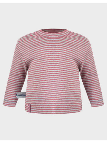 OrganicEra Baby Langarm Shirt in Bordeaux Melange