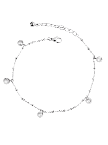 Adeliás Damen Anhänger aus Edelstahl in silber