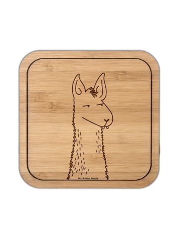 Mr. & Mrs. Panda Tischschoner Lamakopf Genervt ohne Spruch in Transparent