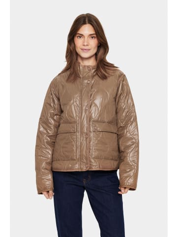 SAINT TROPEZ Jacke IlineSZ Lockere Passform in Otter