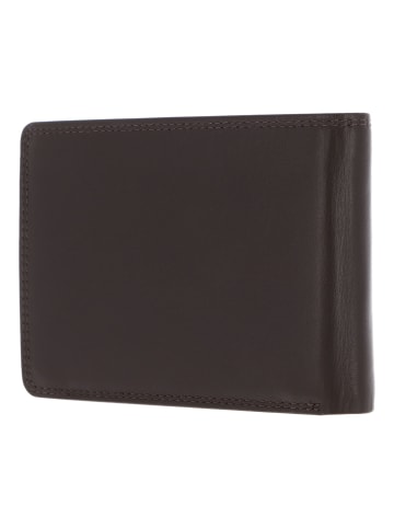 Golden Head Polo Geldbörse RFID Schutz Leder 12.5 cm in dunkelbraun