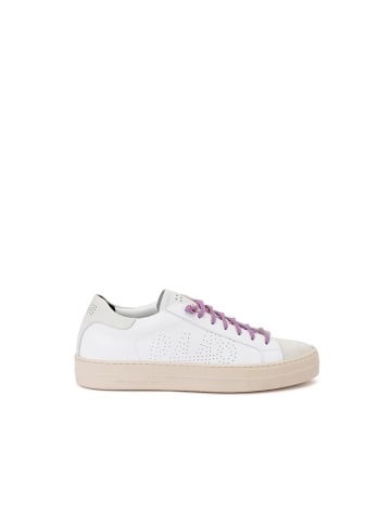 P448 Weiß Leder Low Top Sneaker