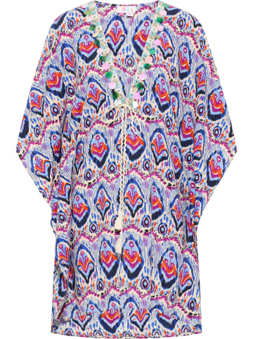 IZIA Damen Kimono in Blau Mehrfarbig