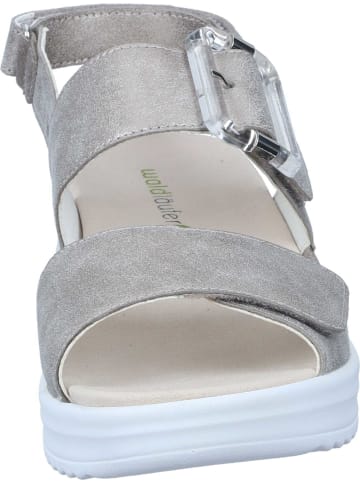 WALDLÄUFER Keilsandaletten in stein