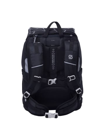 SCHNEIDERS Ergoplus Schulranzen-Set 8-teilig in black grey