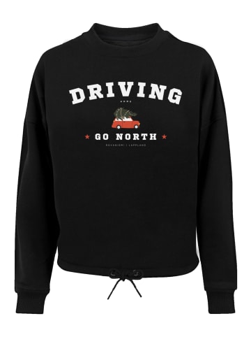 F4NT4STIC Oversize Sweatshirt Driving Home Weihnachten in schwarz