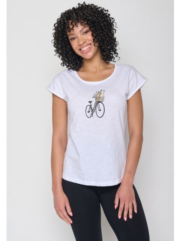 GreenBomb Cool Bike Cats Basket in Weiß