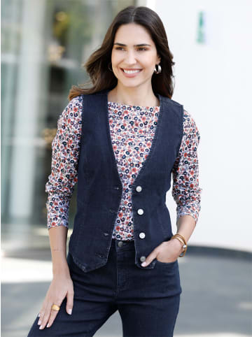 Sieh an! Jeans-Weste in dark blue