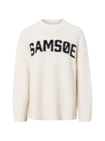 SAMSOE & SAMSOE Pullover Sakeiku in ecru schwarz - 0002