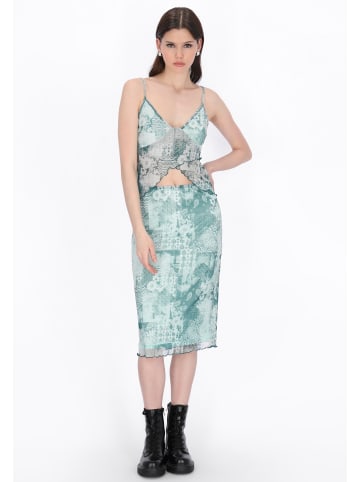 myMo ROCKS Women Skirt in green multicolor