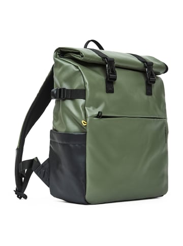 Mandarina Duck Eco Coated Daypack 50 cm in pine green