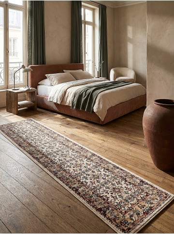 KADIMA DESIGN Teppich Kurzflor Strapazierfähig GLAZERT Berber Wohnzimmer in Multicolor-Rosa