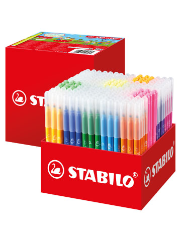 STABILO Fasermaler Trio A-Z XL Kartonbox Box XL 240 Stück/20 Farben