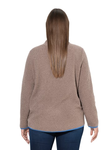 LAURASØN Sweatshirt in blassbraun