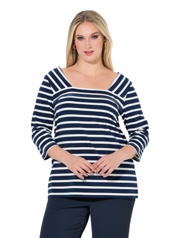 Ulla Popken Langarmshirt in marine