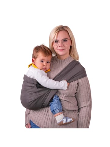 Schmusewolke Speedy Silvergrey - Hüfttrage aus Musselin