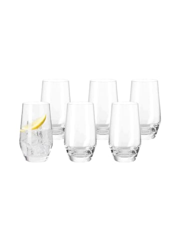 LEONARDO 6er Set Trinkgläser Puccini 365 ml transparent in transparent