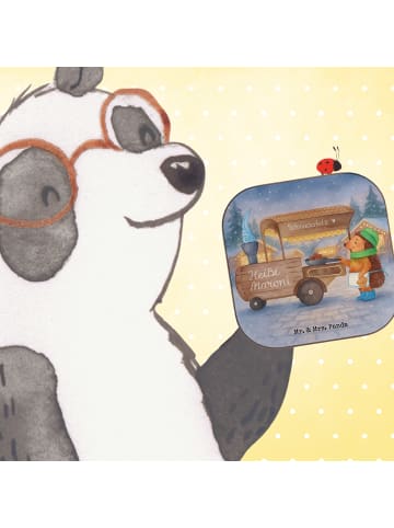 Mr. & Mrs. Panda Untersetzer Igel Maronen Design ohne Spruch in Weiß