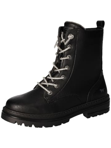 Mustang Schnürstiefelette in schwarz